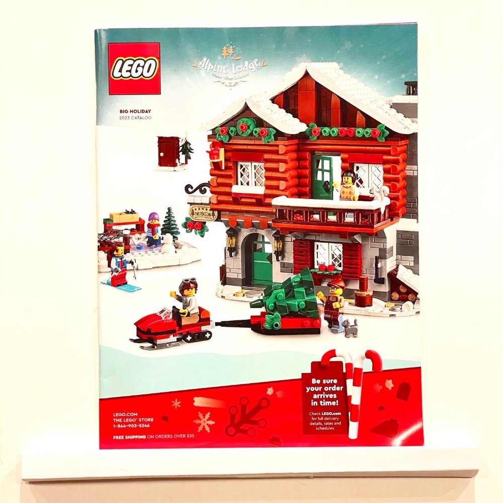 Lego Catalogs Big Holiday 2023 in Hand